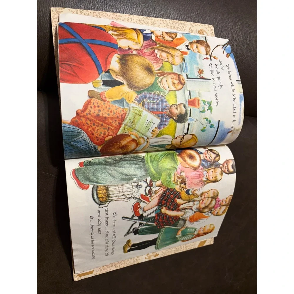 Vintage Little Golden Book We Like Kindergarten Clara Cassidy Eloise Wilkin 80s